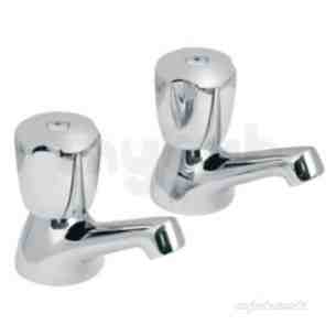 Vado Brassware -  Vado Basin Pillar Taps Deck Mounted War-206/cd-c/p