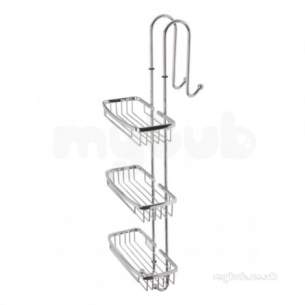 Roper Rhodes Showers -  Madison Wb70.02 Shower Caddy Chrome