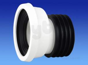 Osma Above Ground Drainage -  Wc204w Easy-fit Pan Conn Styl 1 4 O/skt