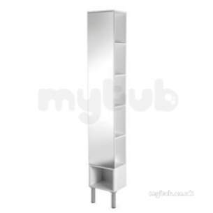 Croydex Mirrors and Cabinets -  Croydex Irwell Open Sided Tall Boy