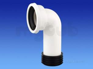 Osma Above Ground Drainage -  Wc904w Easy-fit Pan Conn Style 1 4 90d