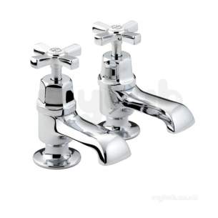 Bristan Brassware -  Art Deco Bath Taps Chrome Plated