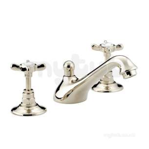 Bristan Brassware -  1901 3h Basin Mixer With Pop-up Gold