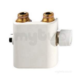 Bristan Accessories -  Valve Set And Cover Plate White Rv Cor W