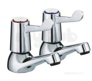 Bristan Brassware -  Lever Basin Taps Eco6 With Ceramic Disc Valves Chrome Val 1/2 E6 C Cd