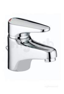 Bristan Brassware -  Jute Basin Mixer Eco4 With Pop Up Waste Ju Bas E4 C - Chrome Plated