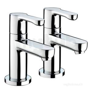 Bristan Brassware -  Nero Basin Taps Eco6 Nr 1/2 E6 C - Chrome