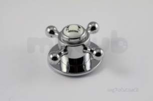 Bristan Spares -  Bristan Trinity C1 Complete Temp. Handle