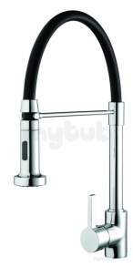 Bristan Brassware -  Liquorice Sink Mixer With Pulldown Spray