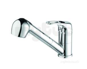 Bristan Brassware -  Pear Sink Mixer With Pull Out Spray