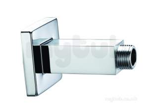 Bristan and Evo Showers Kits -  Bristan Square Ceiling Fed Arm 75mm
