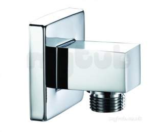 Bristan and Evo Showers Kits -  Bristan Square Wall Outlet Arm Wosq01 C