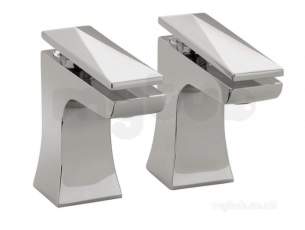 Bristan Brassware -  Ebony Basin Taps Eby 1/2 C - Chrome