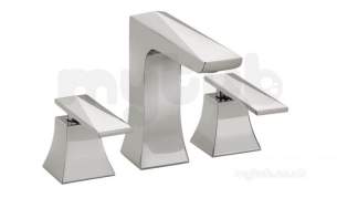 Bristan Brassware -  Ebony 3 Hole Bath Filler Eby 3hbf C - Chrome