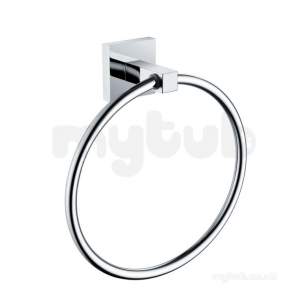 Bristan Accessories -  Bristan Sq Rinq C Square Towel Ring
