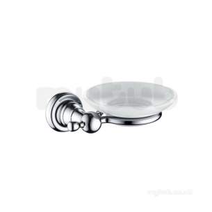 Bristan Accessories -  1901 Soap Dish Brass Chrome Plated N2 Dish C