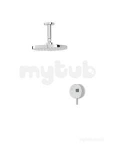 Bristan Showering -  Artisan Evo Digital Ceiling Fed White