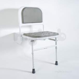 Bristan Commercial Plumbing -  Bristan Shower Seat Docm White Docm-seat W