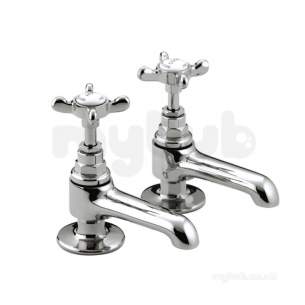 Bristan Brassware -  N 1/2 C Cd 1901 Basin Pillar Taps Chrome