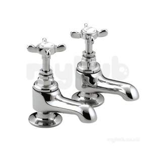 Bristan Brassware -  N 3/4 C Cd 1901 Bath Pillar Taps Chrome