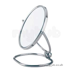 Bristan Accessories -  Arctic Free Standing Mirror Chrome Plated Ac Fsmr C