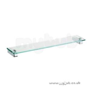 Bristan Accessories -  Bristan Chill Glass Shelf Chrome Plated Cl Shelf C