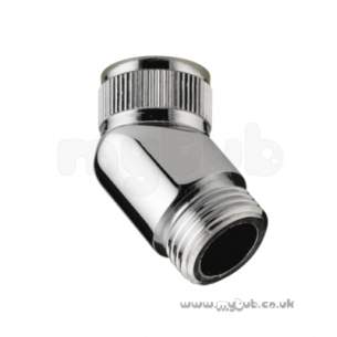 Bristan Brassware -  Bristan Angled Hose Connector Cp