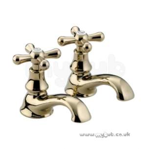 Bristan Brassware -  Fairfax C/disc Bath Taps Pair Chrome Plated Obsolete