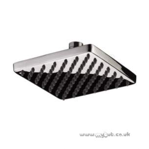 Bristan Showering -  Square 6 Inch Fixed Luxury Shower Rose