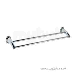 Bristan Accessories -  Bristan Java Double Towel Rail Cp