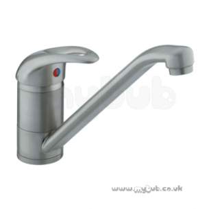 Bristan Brassware -  Java Single Flow Monobloc Sink Mixer Steel