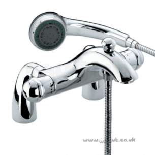 Bristan Brassware -  Meridian Hp Therm Pillar Bath/shower Mixer Cp