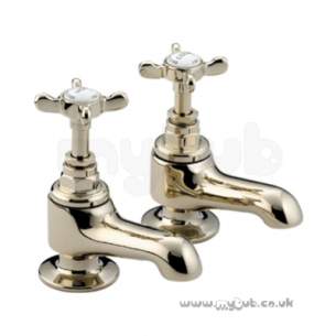 Bristan Brassware -  Bristan 1901 Bath Taps Pair Gp N 3/4 G