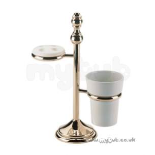 Bristan Accessories -  1901 F/s Toothbrush And Tumbler Holder Gp