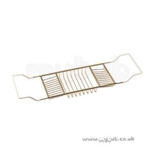 Bristan Accessories -  Bristan 1901 Overbath Rack Chrome Plated N Rack C