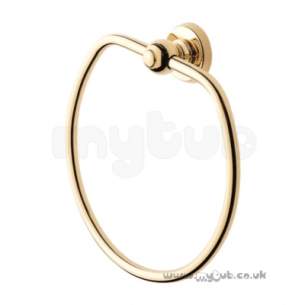 Bristan Accessories -  Bristan 1901 Single Towel Ring Gp