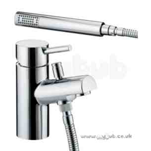 Bristan Brassware -  Prism One Tap Hole Bath/shower Mixer Chrome Plated Pm 1hbsm C