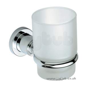 Bristan Accessories -  Prism Toothbrush And Tumbler Holder Cp