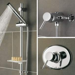 Bristan Showering -  Prism Pressure Balancing Valve Adj Riser
