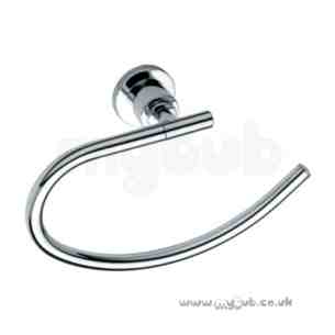 Bristan Accessories -  Bristan Prism Towel Ring Chrome Plated Pm Ring C