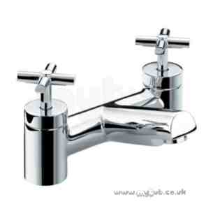 Bristan Brassware -  Quadrant Pillar Bath Filler Chrome Plated Qt Bf C