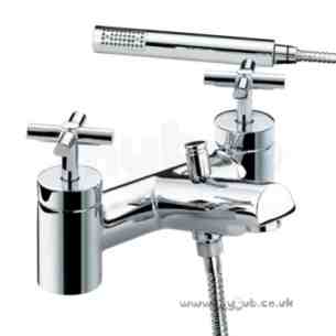 Bristan Brassware -  Quadrant Pillar Bath/shower Mixer Cp