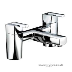 Bristan Brassware -  Bristan Qube Bath Filler Chrome Plated Qu Bf C