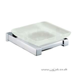 Bristan Accessories -  Bristan Qube Soap Dish Chrome Plated Qu Dish C