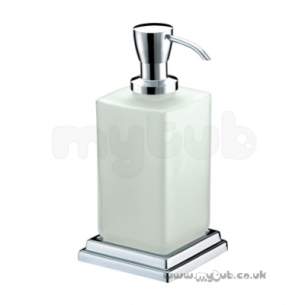 Bristan Accessories -  Qube Free Standing Soap Dispensor Cp