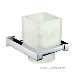 Bristan Accessories -  Bristan Qube Tumbler Holder Chrome Plated Qu Hold C