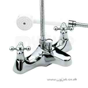 Bristan Brassware -  Regency D/mounted Bath/shower Mixer Cp