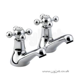 Bristan Regency Basin Taps Pair Cp