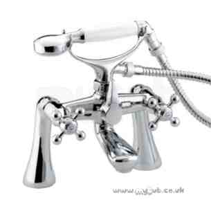 Bristan Brassware -  Regency T/pillars Bath/shower Mixer Cp