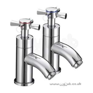 Bristan Brassware -  Bristan Rio Basin Taps Chrome Plated Ro 1/2 C